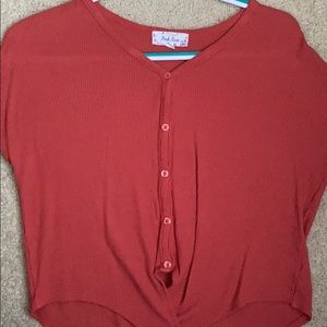 Short-Sleeve Cute Top